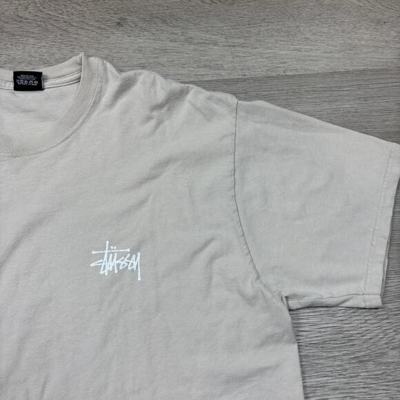 Stussy Big Stock Logo Short Sleeve T Shirt Men's XL Streetwear - Picture 4 of 10